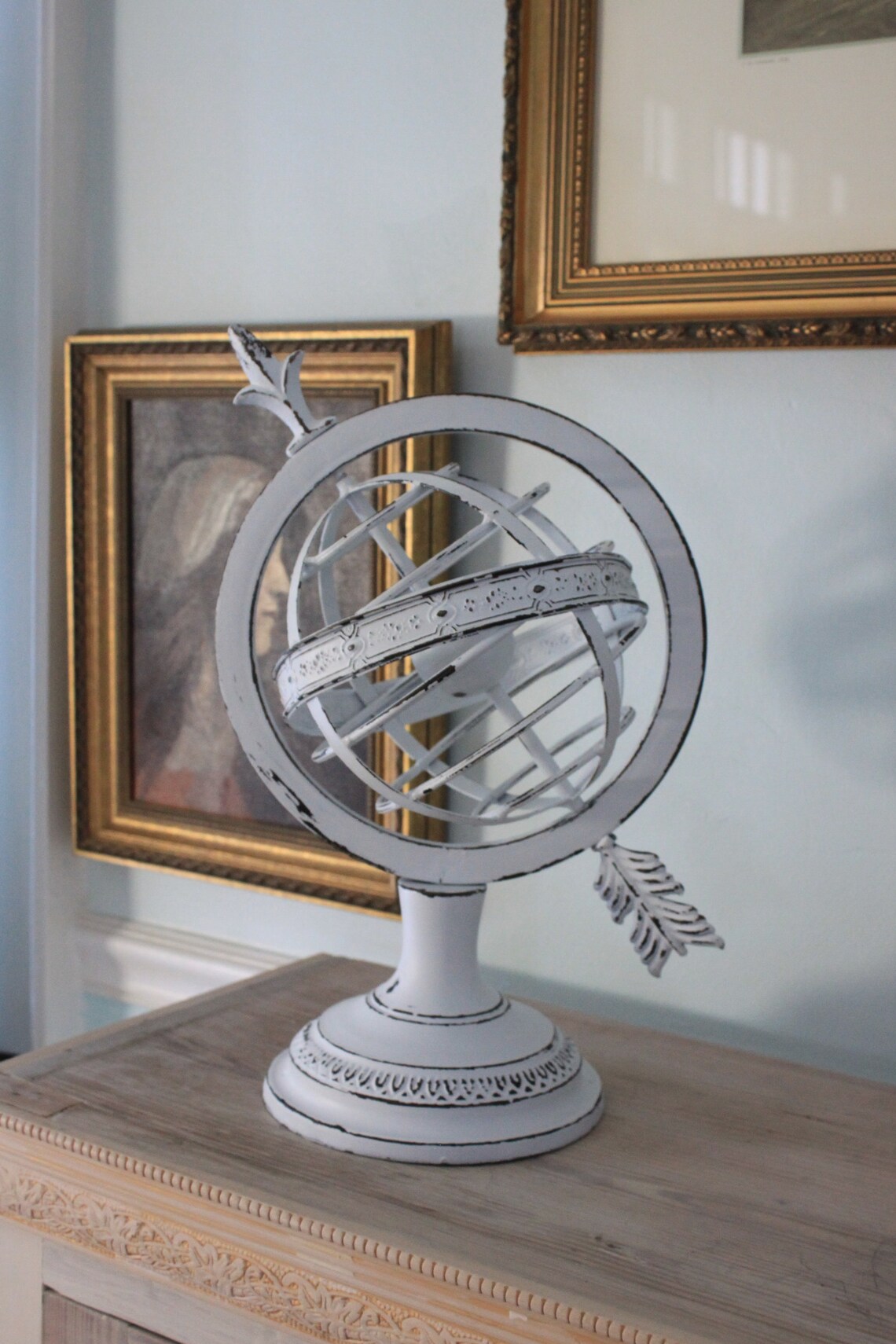 15 Brass Armillary Sphere With Arrow Nautical Maritime Etsy