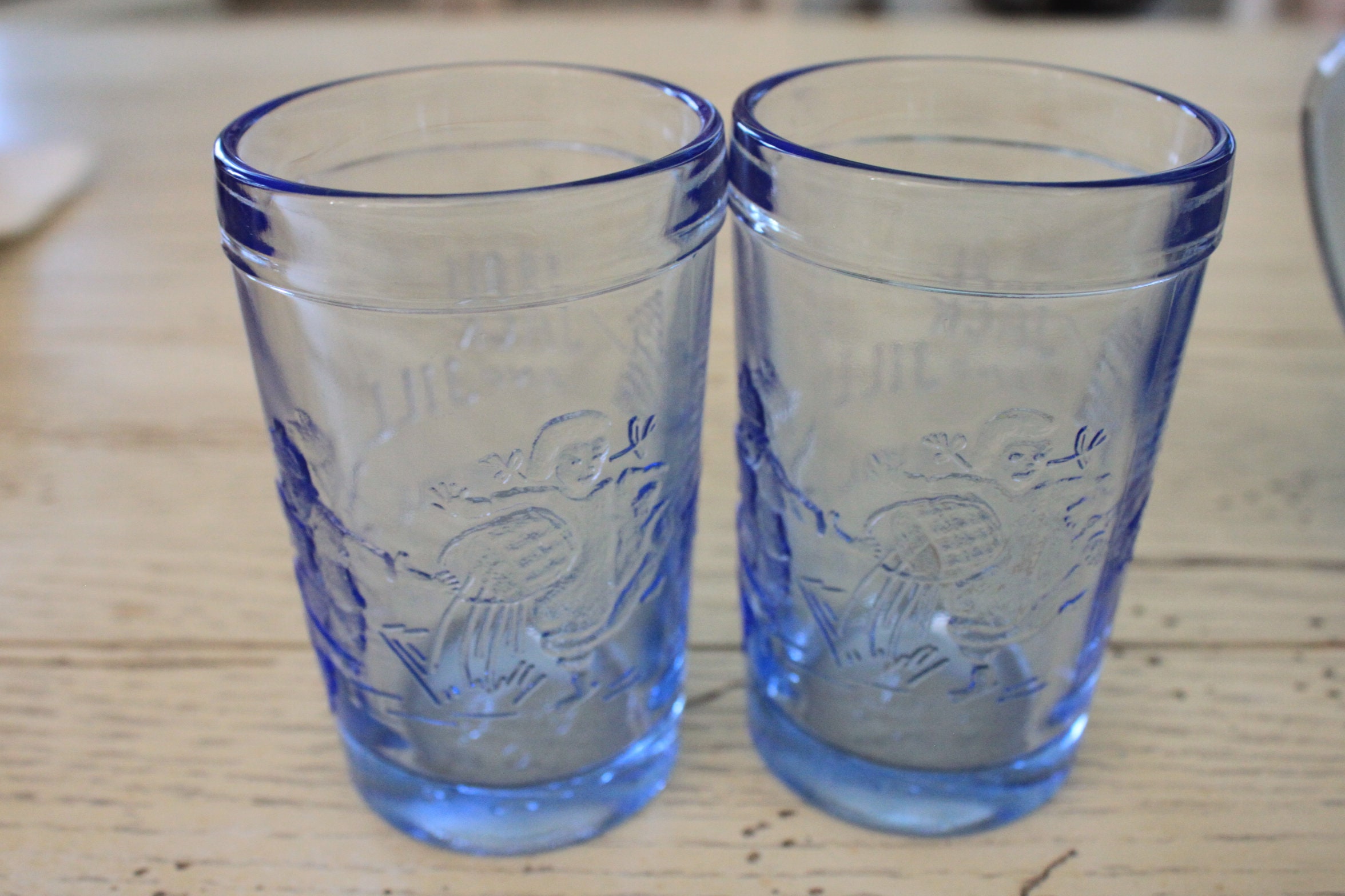 A Tiara Exclusive Nursery Rhyme Jack and Jill Pitcher and Glass Set