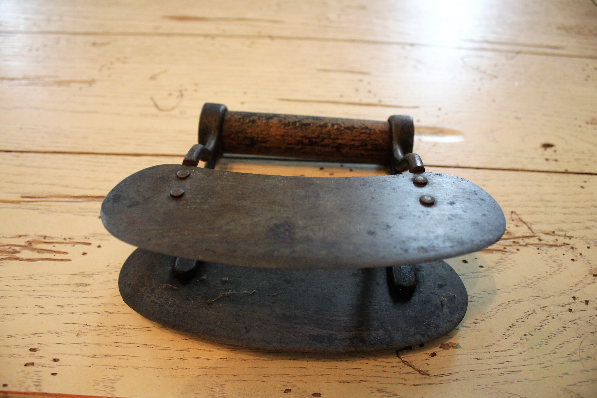 Vintage Primitive Two Blade Dough Cutter
