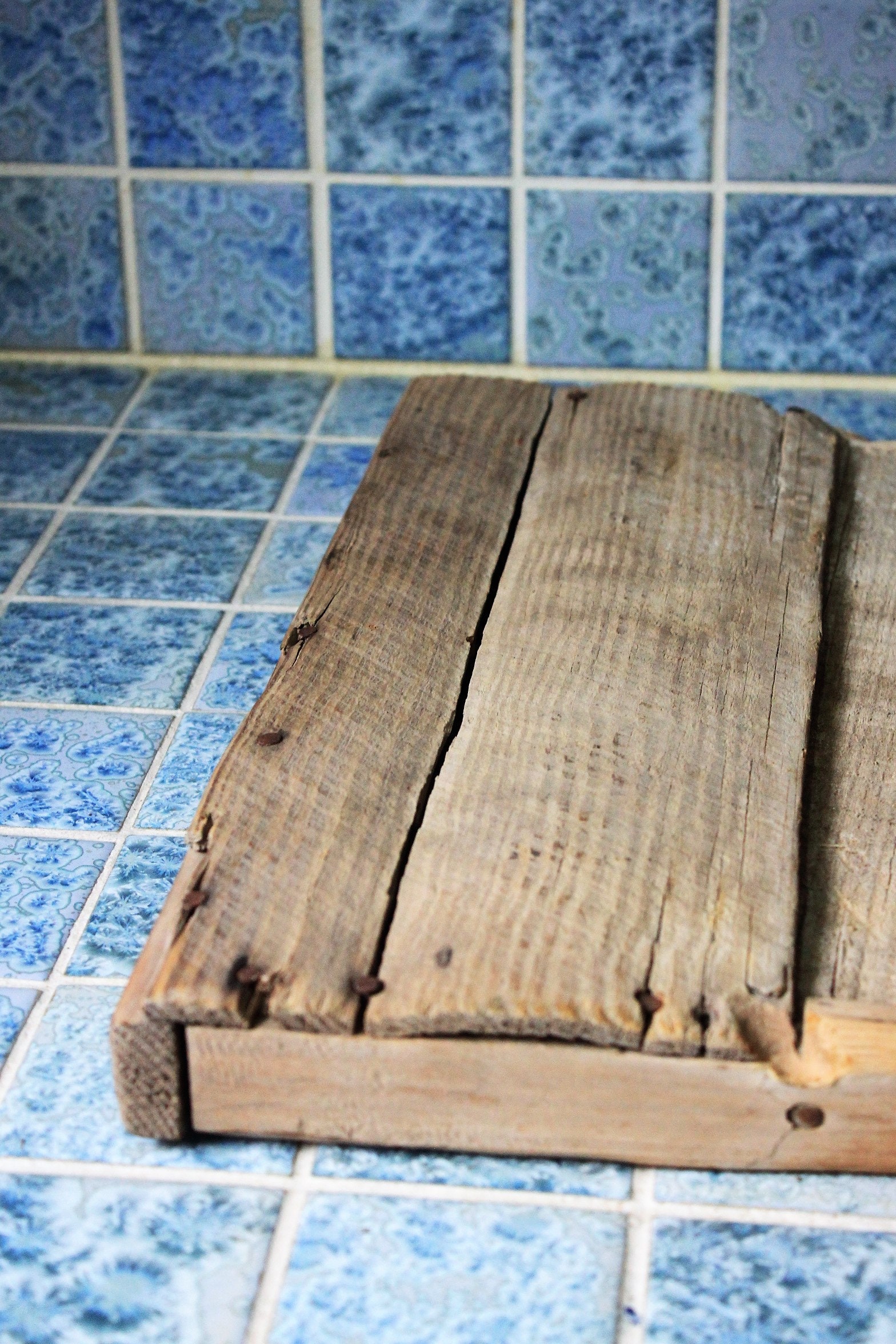 Antique 1800s primitive wooden washboard, handmade and perfect for