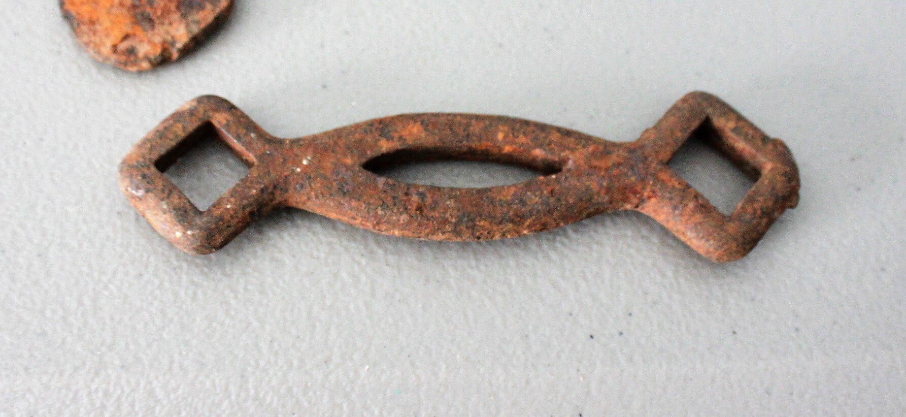 7 vintage/antique iron straps hinges for barn doors