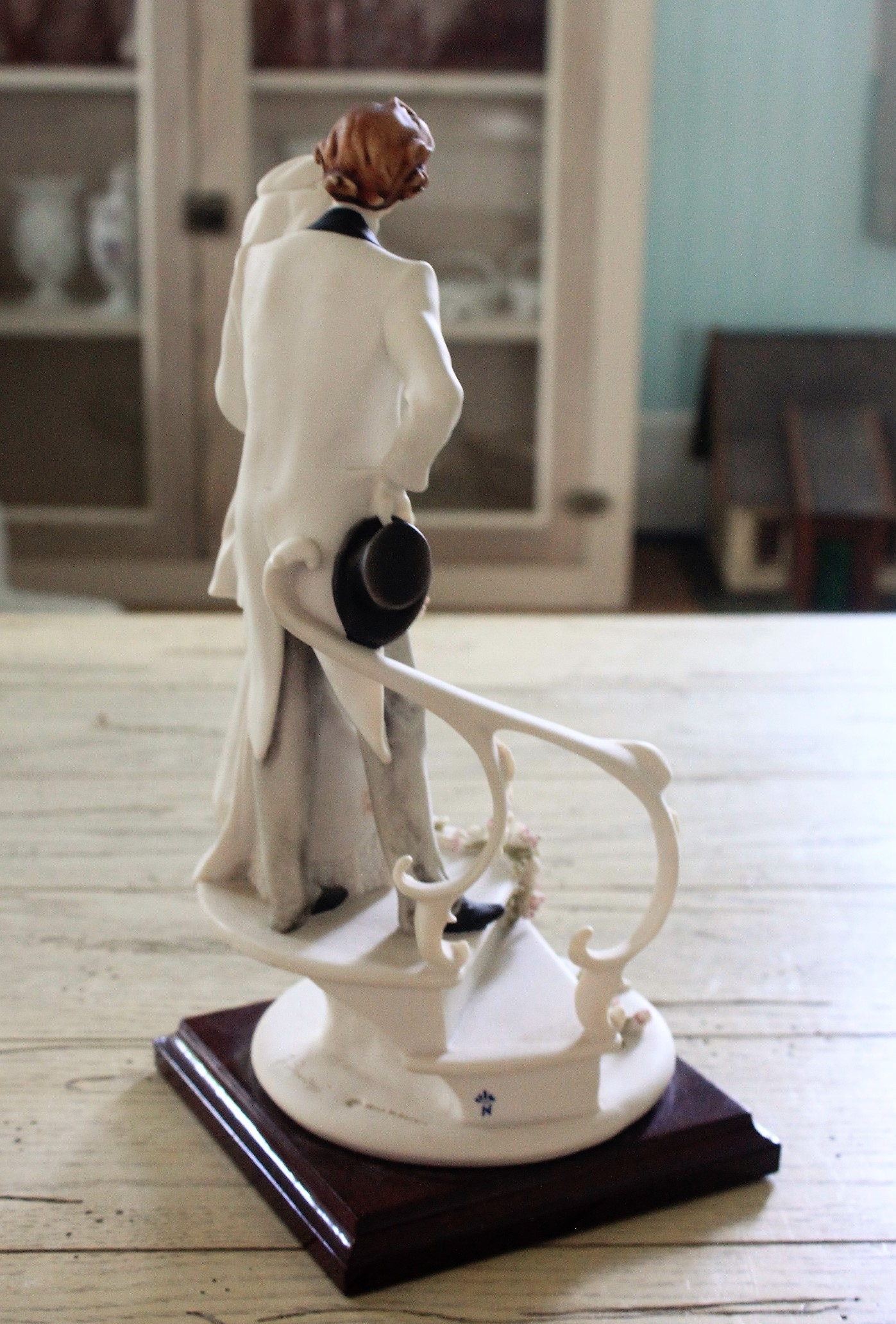 Rare Painted Giuseppe Armani The Wedding Figurine Porcelain Italy 1988