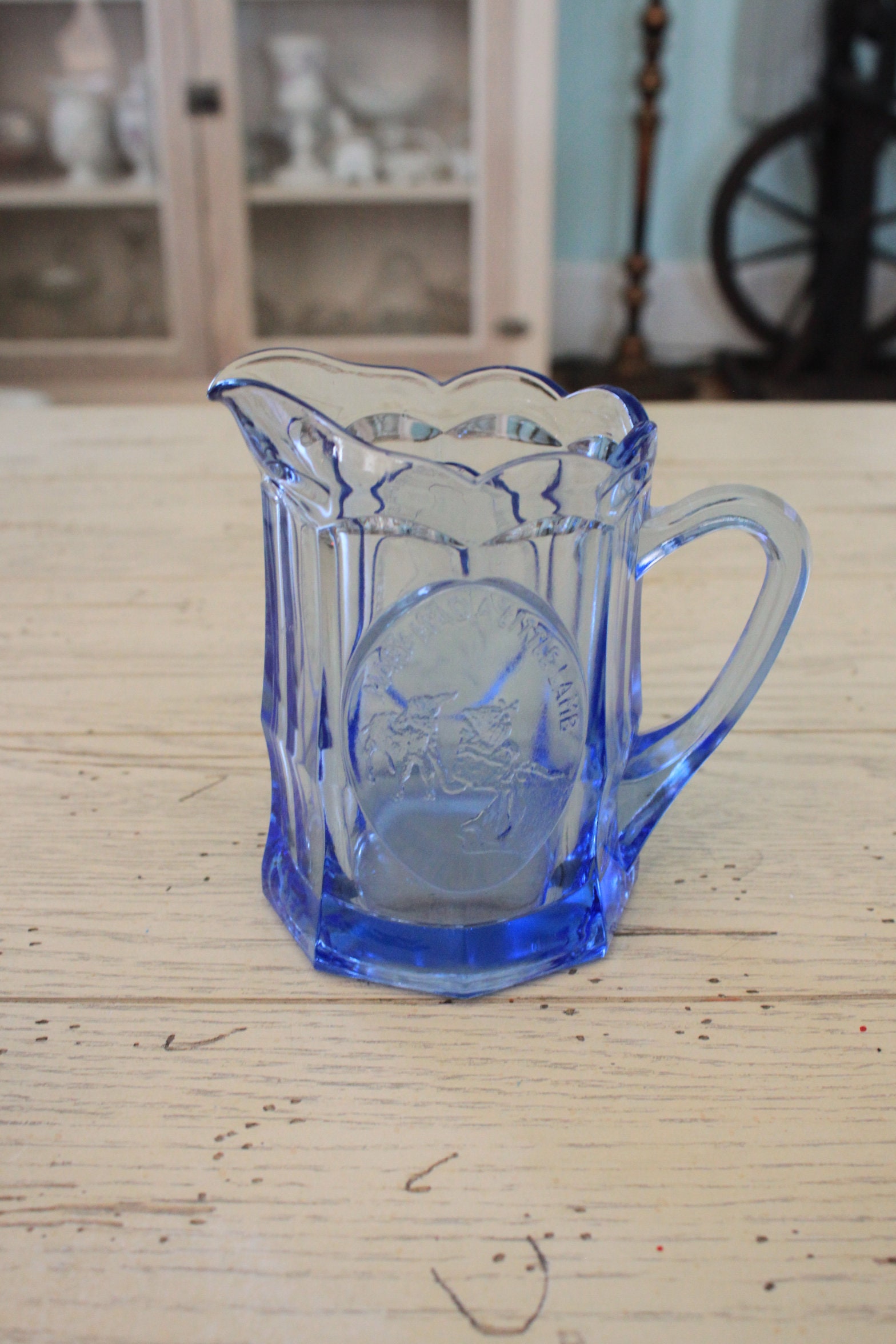 A Tiara Exclusive Nursery Rhyme Jack and Jill Pitcher and Glass Set
