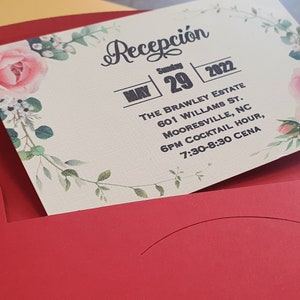Uitnodigings- en ontvangstkaarten voor huwelijksuitnodiging, verjaardagsuitnodigingen voor quinceañera