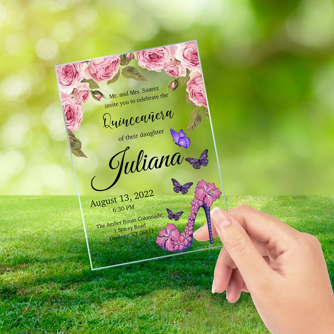 Quinceanera Invitation , Wedding Invitation Designs, Birthday