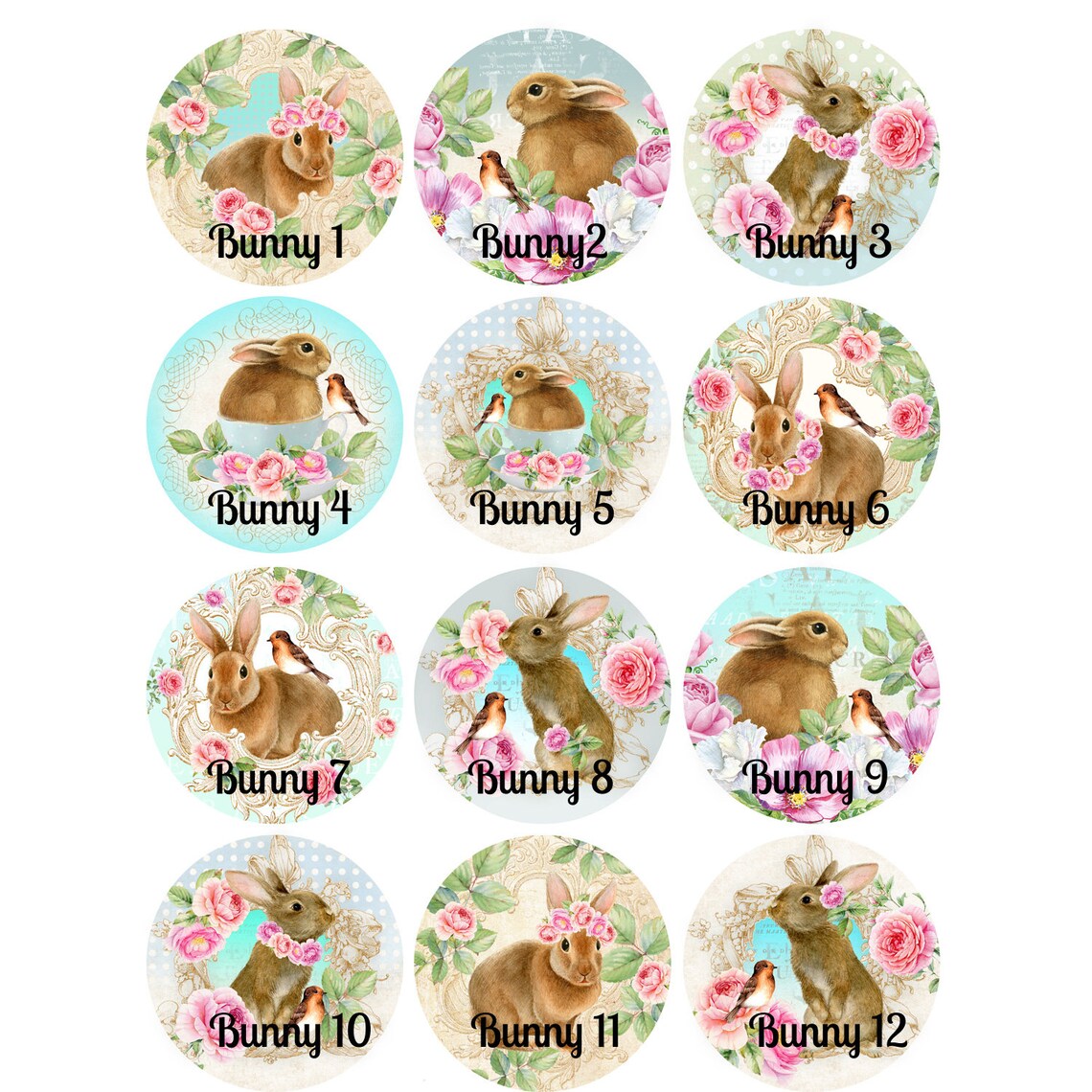 Bunny Rabbit Badge Reel Retractable ID Holder Spring Etsy