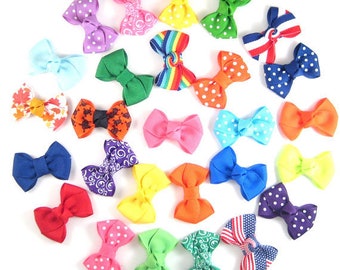 Dog Bows - Hair bows for longer haired dogs and top knots ~ Yorkie, Maltese, Poodle, Shih Tzu, Pomeranian, Lhasa Apso, Pekingese