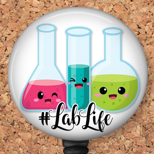 Laboratory Badge Lanyard Etsy