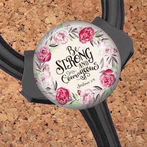 Bible Verse Stethoscope ID Tag, Choose from 24 Verses,  Cardiology Stethoscope Tag, Fits All Stethoscopes At The Yoke including Littmann