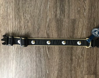 Collar ajustable de algodón para perros