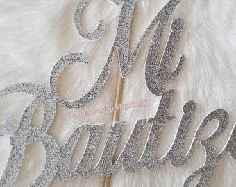 Mi Bautizo | Mi Bautizo Topper | Mi Bautizo Cake | Baptism Cake topper | Bautizo Cake Topper | Christening Topper | Bautizo Topper