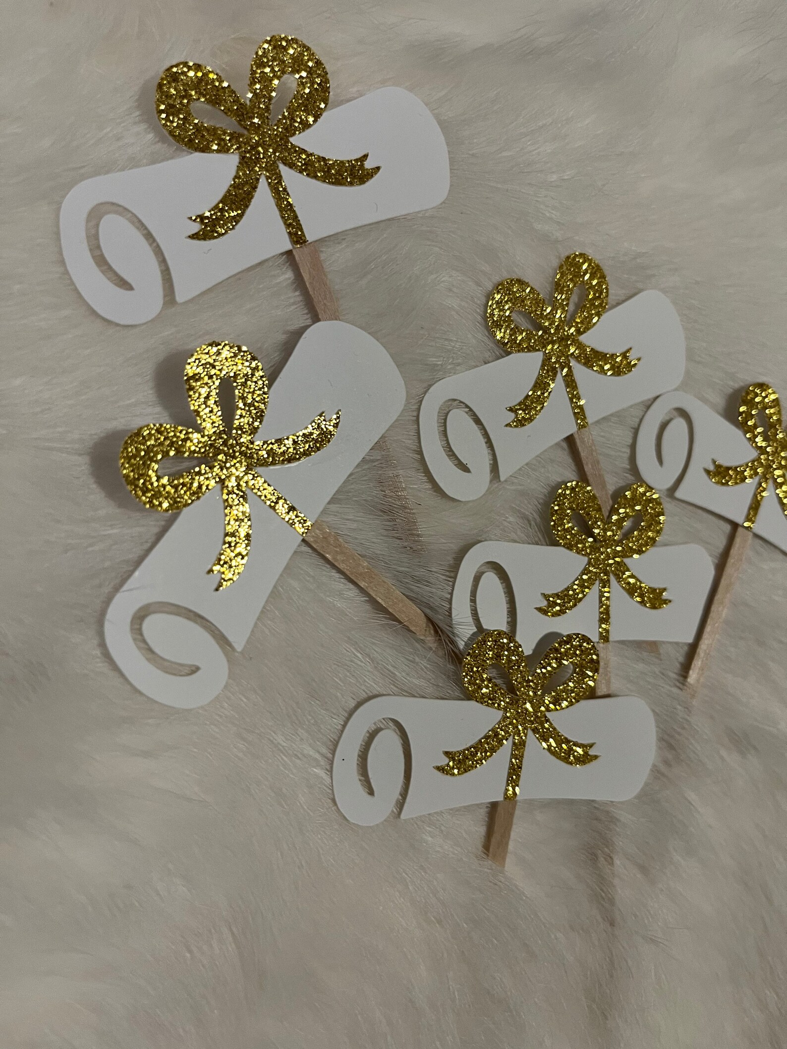 Graduation Cupcake Topper/ Graduation/ Diploma/diploma Cupcake Etsy