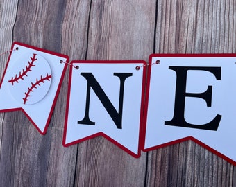Baseball 1st Birthday Banner: Rookie of the Year High Chair Decor