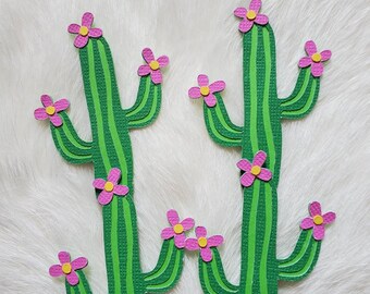 Cactus Cupcake Toppers: Fiesta Party Decorations