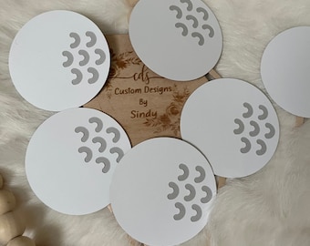 Golf Ball Cupcake Toppers: Golf Theme Party Decorations