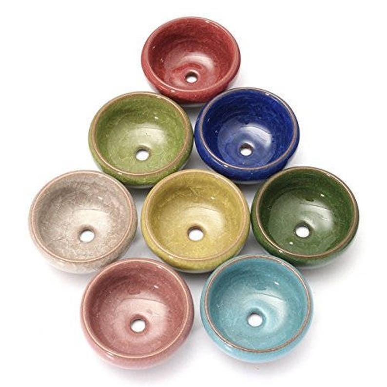 2.25 Mini Miniature Pot Ceramic Succulent Bonsai Cactus Etsy