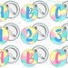 Letters and Numbers Button Badges. Choose Your Selection of Letters to ...