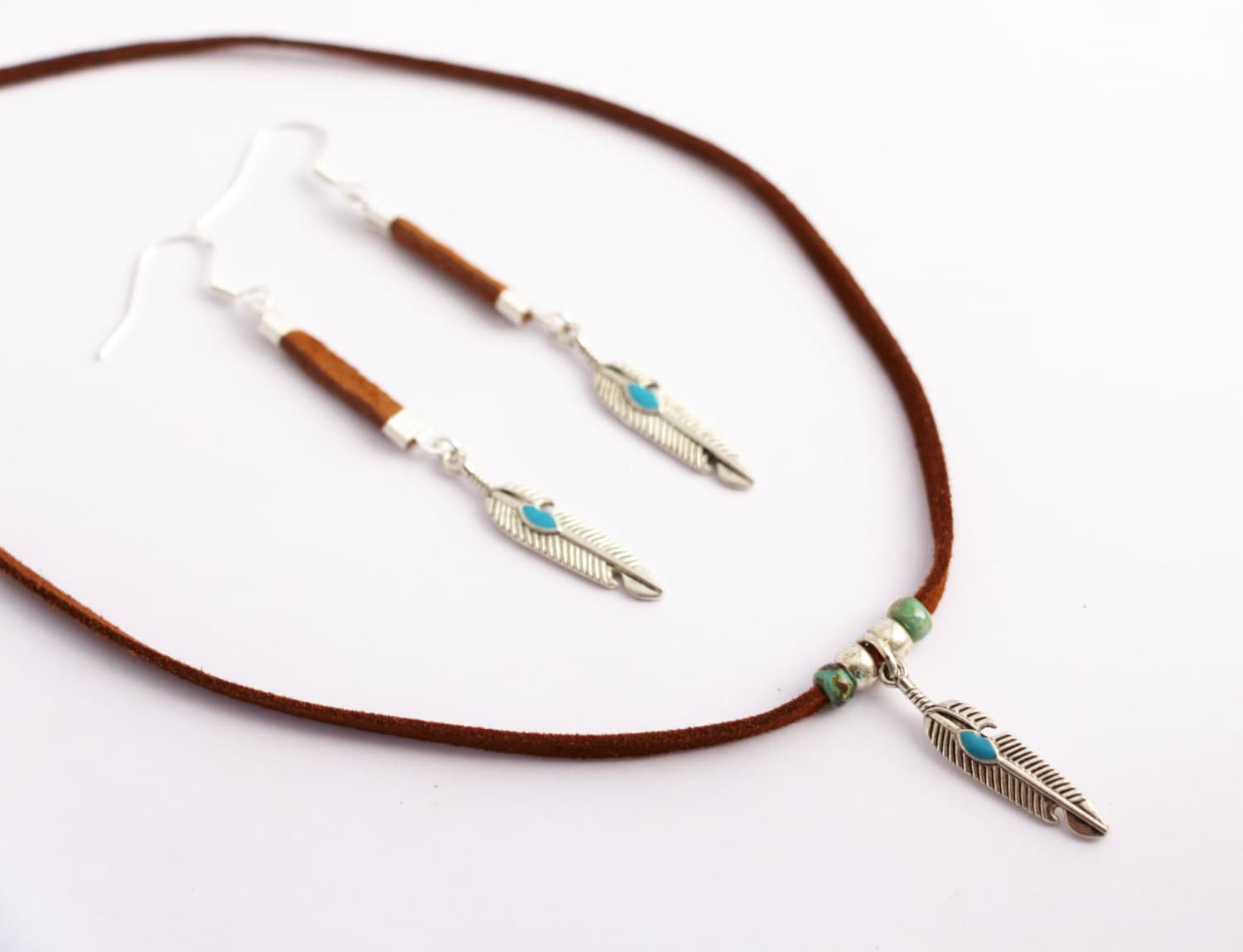 Brown Leather Necklace Leather Lace Necklace Choker Etsy