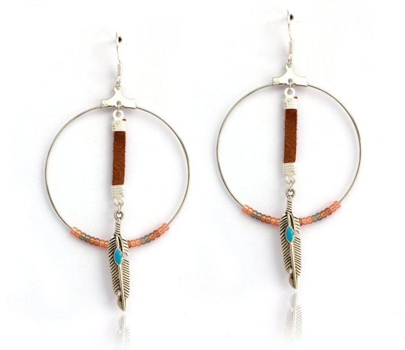Classic White Creole Hoop Earrings For Women - Stud Style