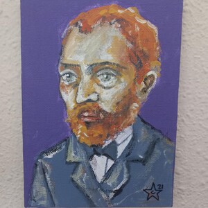 Vincent Van Gogh small portrait Painting