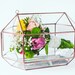 Wedding Bouquet Box Geometric Card holder Wedding box Wedding decor Wedding planner Hochzeit Wedding Bouquet Bridesmaid Gift Golden leosklo