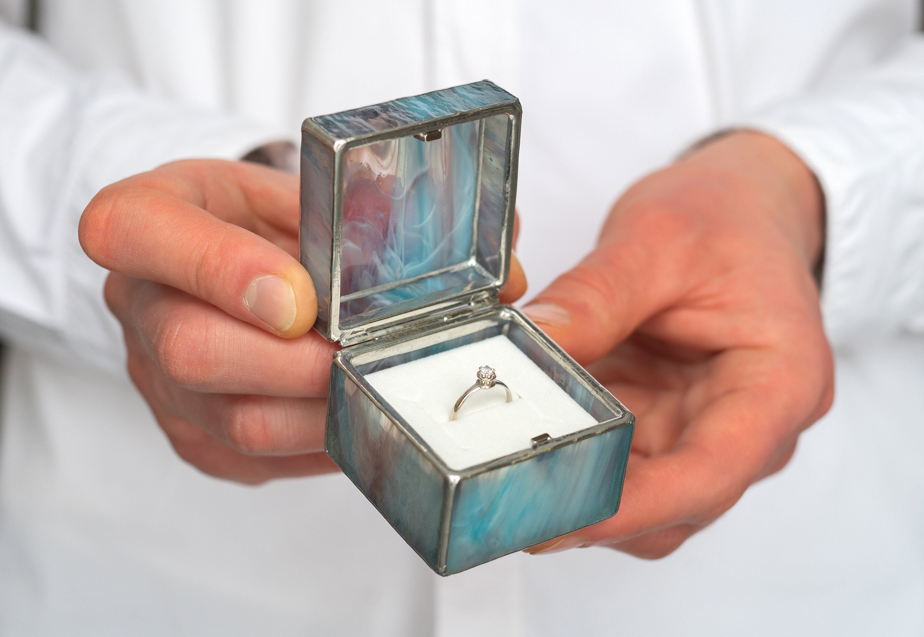 Geode ring box - Etsy 日本