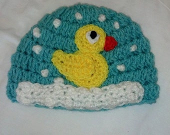 Rubber Ducky Crochet Hat Pattern