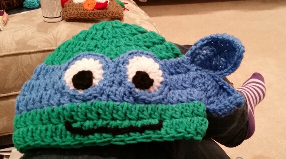 Teenage Mutant Ninja Turtle Crochet Hat Pattern