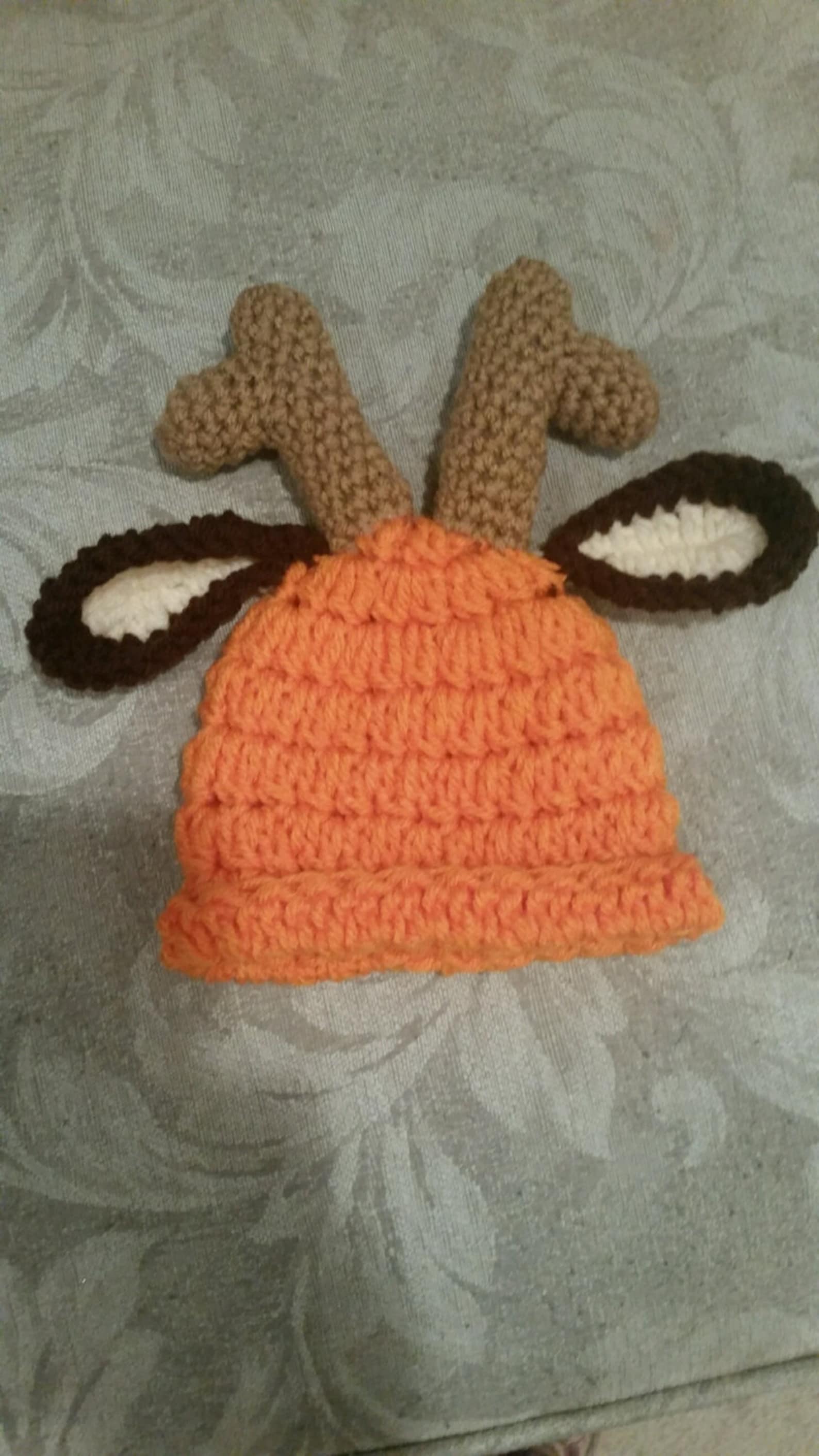 Crochet Deer Hunter Hat Pattern Etsy