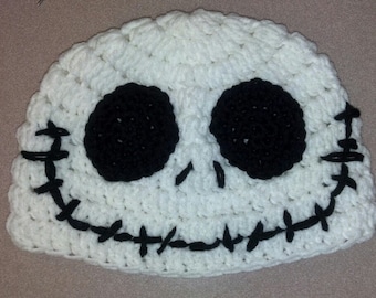 Jack Skellington Crochet Hat Pattern