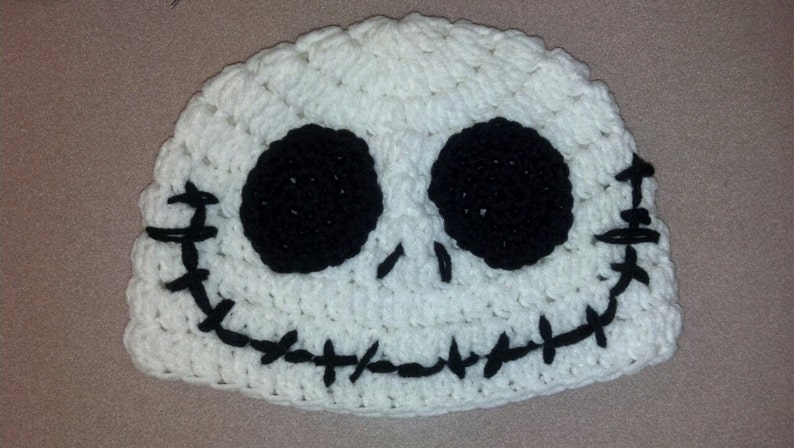 Jack Skellington Crochet Hat Pattern image 1