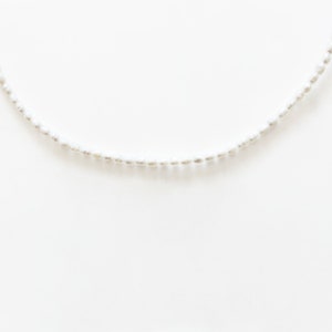 Süßwasserperlen-Oliven-Halsband · Geschenk für sie · Riviera Collection