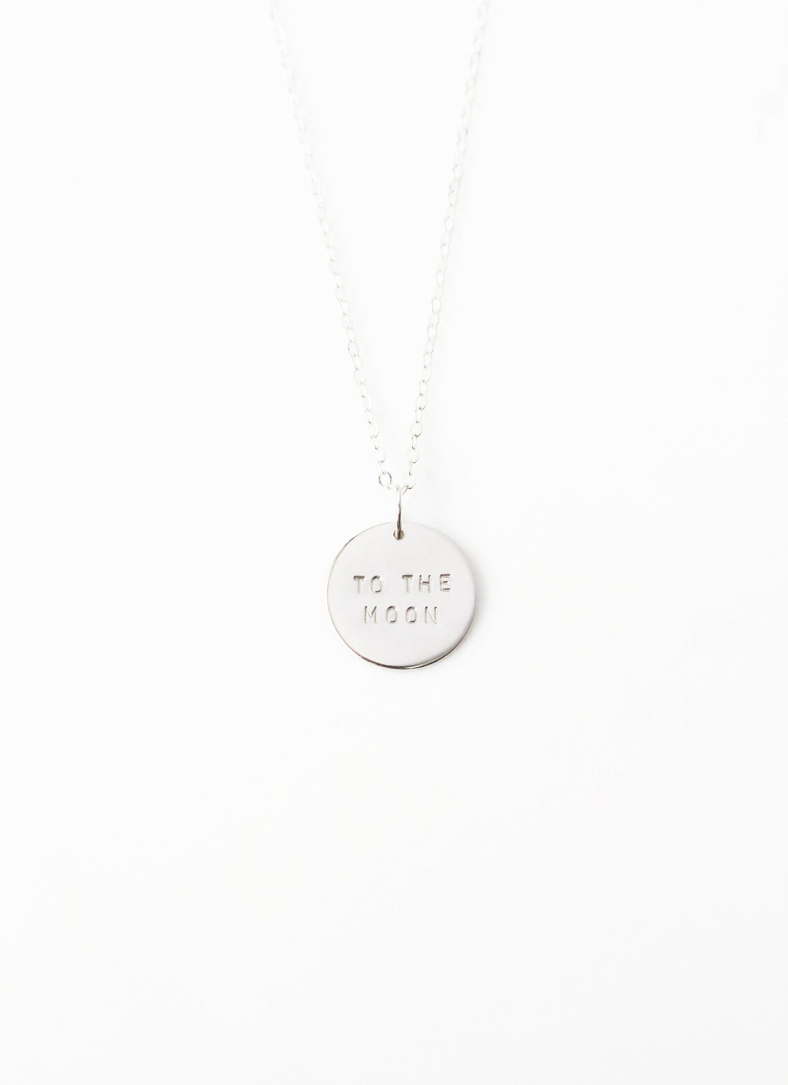 Personalized disk necklace Clearance