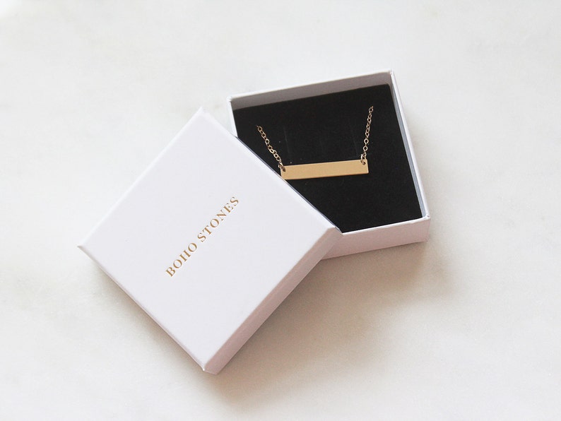 Bar Earrings 14k Gold Filled and Sterling Silver \u00b7 Simple Bar Drop Earrings \u00b7 Gift for her