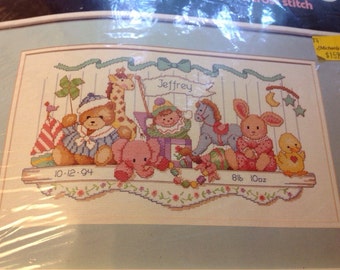 1992 Birth Record counted cross stitch by Dimensions