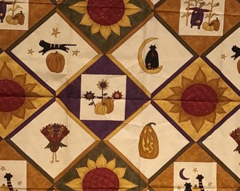 Moda Natures Kaleidoscope cotton fabric  blocks quilt squares