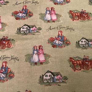 Pillowcase Anne of Green Gables handmade cotton