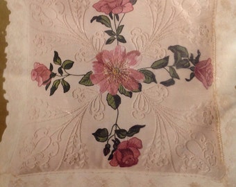 Candamar candlewicking "Pink Roses Pillow" Kit