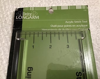 Dritz longarm ruler stitch in the ditch quarter inch stitching quilting acrylic quilting tool