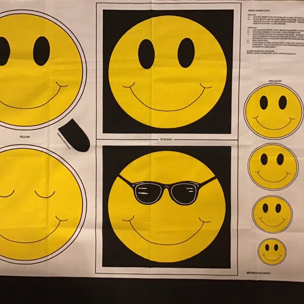 Smiley Face Pillow Etsy