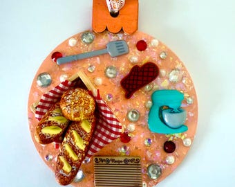 Bake Shop Kitchen Summer Spring Cooking Vintage Jewelry Ornament