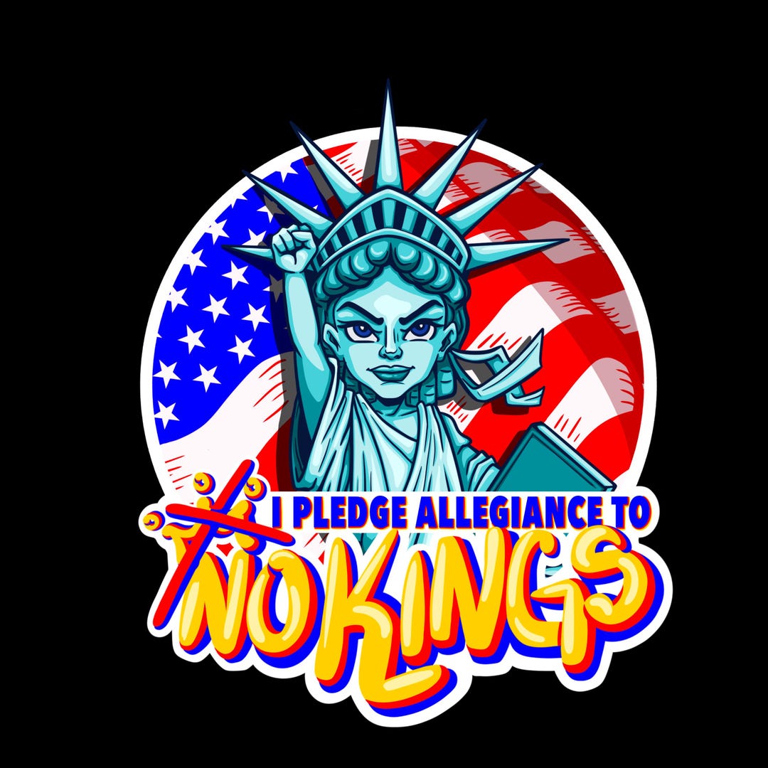 I Pledge Allegiance to NO KINGS Sticker / Decal - Etsy