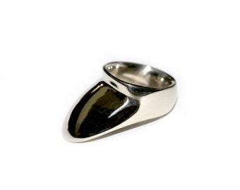Vermil Archery Thumb Ring - Classic Silver Plus - Protective Gear for Thumb Draw in Traditional Archery