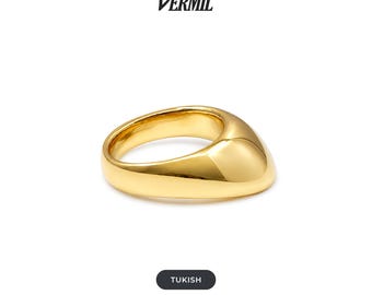 Archery Thumb Ring - Traditional Thumb Draw, Protective Gear - Turkish Brass By Vermil