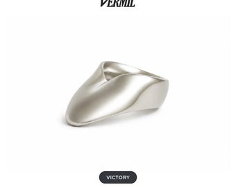 Archery Thumb Ring - Traditional Thumb Draw, Protective Gear - Victory Silver Plus By Vermil