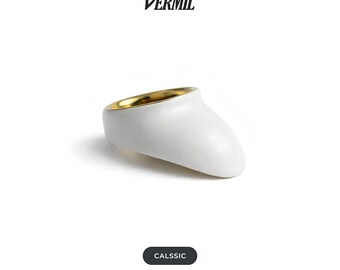 Archery Thumb Ring - Traditional Thumb Draw, Protective Gear - Classic Azure Whisper By Vermil