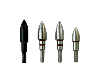 Vermil Screw-in Arrowheads – for Carbon Shafts – Traditional Archery Accessories