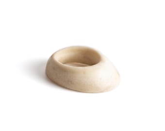 Vermil Archery Thumb Ring -  Lantern Moose Antler - Protective Gear for Thumb Draw in Traditional Archery