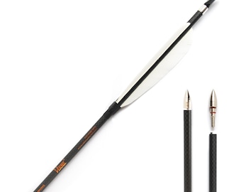 Vermil 3K Carbon Arrows – Premium Arrow for Traditional & Horseback Archery
