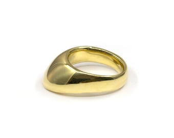 Vermil Archery Thumb Ring - Turkis Brass - Protective Gear for Thumb Draw in Traditional Archery